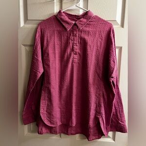 RAFAELLA~100% COTTON~PINK TOP~LG